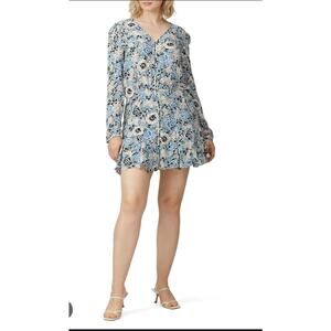 Veronica Beard Riggins Floral Mini Silk Dress Size: 4